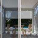 Ombréa Pergolas bioclimatiques Blanc Aluminium 9m²