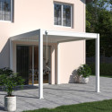 Ombréa Pergolas bioclimatiques Blanc Aluminium 9m²
