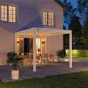 Ombréa Pergolas bioclimatiques Blanc Aluminium 9m²