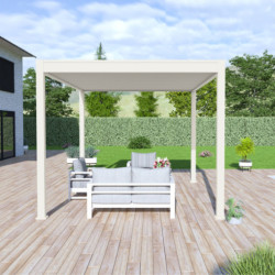 Ombréa Pergolas bioclimatiques Blanc Aluminium 12m²