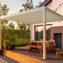 Ombréa Pergolas bioclimatiques Blanc Aluminium 12m²