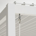 Ombréa Pergolas bioclimatiques Blanc Aluminium 12m²