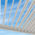 Ombréa Pergolas bioclimatiques Blanc Aluminium 12m²