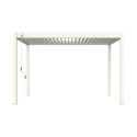 Ombréa Pergolas bioclimatiques Blanc Aluminium 12m²