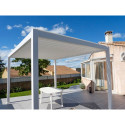 Ombréa Pergolas bioclimatiques Blanc Aluminium 12m²
