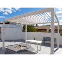 Ombréa Pergolas bioclimatiques Blanc Aluminium 12m²