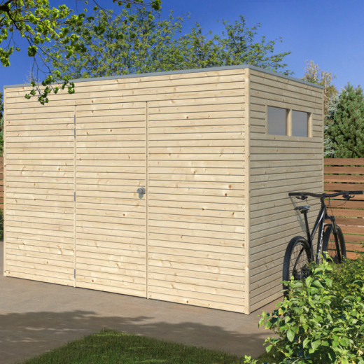 Gardenas Abri de jardin bois 5 à 10 m² Marron Bois massif 6.3m²