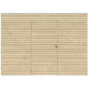 Gardenas Abri de jardin bois 5 à 10 m² Marron Bois massif 6.3m²