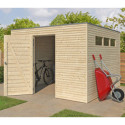 Gardenas Abri de jardin bois 5 à 10 m² Marron Bois massif 9m²