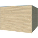 Gardenas Abri de jardin bois 5 à 10 m² Marron Bois massif 9m²