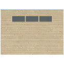 Gardenas Abri de jardin bois 15 à 20 m² Marron Bois massif 15.3m²