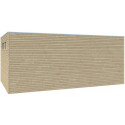 Gardenas Abri de jardin bois 15 à 20 m² Marron Bois massif 15.3m²
