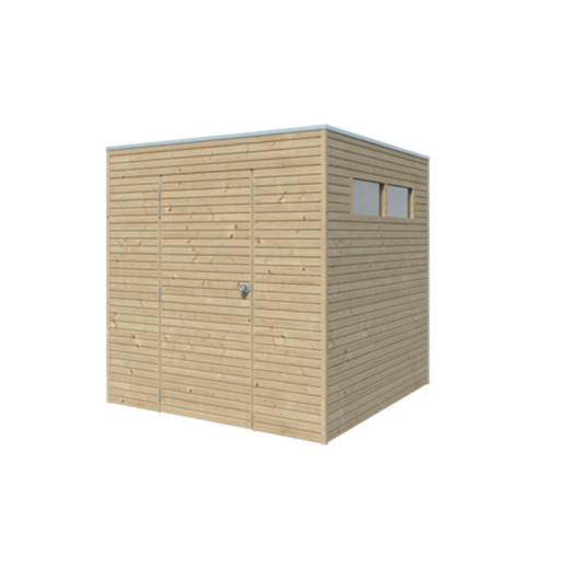 Gardenas Abri de jardin bois moins de 5 m² Marron Bois massif 4.4m²