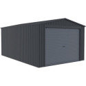 X-Metal Garage métal Gris Acier galvanisé 17.31m²
