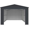 X-Metal Garage métal Gris Acier galvanisé 17.31m²