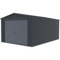 X-Metal Garage métal Gris Acier galvanisé 17.31m²