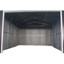 X-Metal Garage métal Gris Acier galvanisé 17.31m²