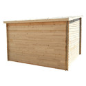 Habrita Abris de jardin en bois Marron Bois massif 7.8m²