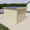 Habrita Abris de jardin en bois Marron Bois massif 7.8m²