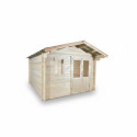 Habrita Abris de jardin en bois Marron Bois massif 10.5m²