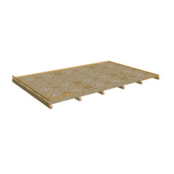Habrita Plancher Marron Bois massif