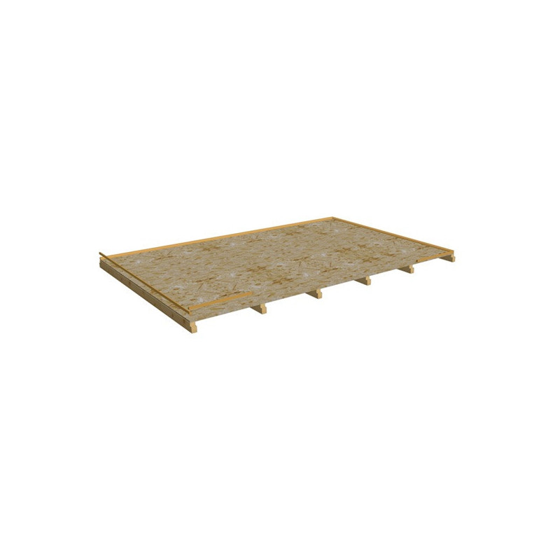 Habrita Plancher Marron Bois massif