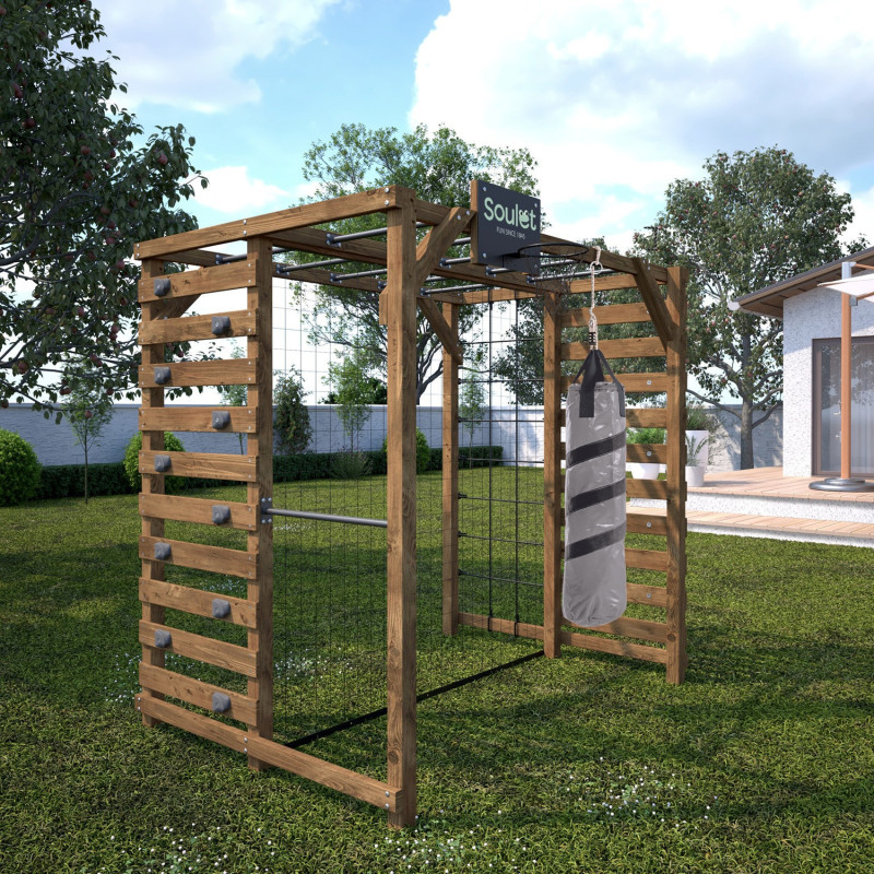 Soulet Stations de jeux Marron Bois massif