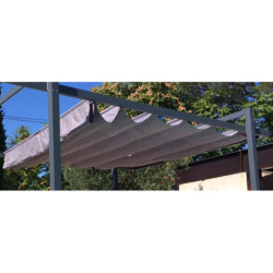 Couleurs du monde Autres accessoires pour pergola Gris Polyester