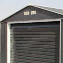 Garage en métal anthracite 19,95m² grande hauteur H.2,60m DURAMAX