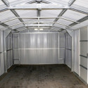 Garage en métal anthracite 19,95m² grande hauteur H.2,60m DURAMAX