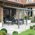 Cerland Tonnelles de jardin Marron Bois massif 12m²