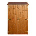 Habrita Abris de jardin en bois Marron Bois massif 0.70m²