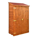 Habrita Abris de jardin en bois Marron Bois massif 0.70m²