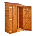 Habrita Abris de jardin en bois Marron Bois massif 0.70m²
