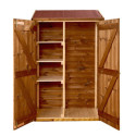 Habrita Abris de jardin en bois Marron Bois massif 0.70m²