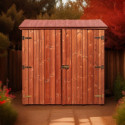 Habrita Abris de jardin en bois Marron Bois massif 1.17m²