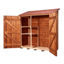 Habrita Abris de jardin en bois Marron Bois massif 1.17m²