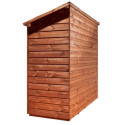 Habrita Abris de jardin en bois Marron Bois massif 1.17m²