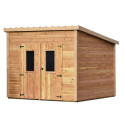 Habrita Abris de jardin en bois Marron Bois massif 7.8m²