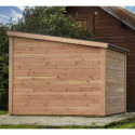 Habrita Abris de jardin en bois Marron Bois massif 7.8m²