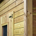 Habrita Abris de jardin en bois Marron Bois massif 7.8m²