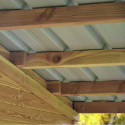 Habrita Abris de jardin en bois Marron Bois massif 7.8m²
