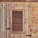 Habrita Abris de jardin en bois Marron Bois massif 21m²