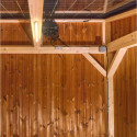 Habrita Abris de jardin en bois Marron Bois massif 4.32m²