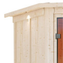 Karibu Sauna prêt à brancher Marron