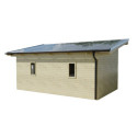 Habrita Abris de jardin en bois Marron Bois massif 20m²