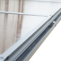 Habrita Carport Gris Aluminium 14.7m²
