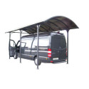 Habrita Carport Camping Car Gris Aluminium 27.5m²