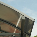 Habrita Carport Camping Car Gris Aluminium 27.5m²