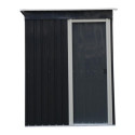 Habrita Abri de jardin métal Gris Acier galvanisé 2.00m²